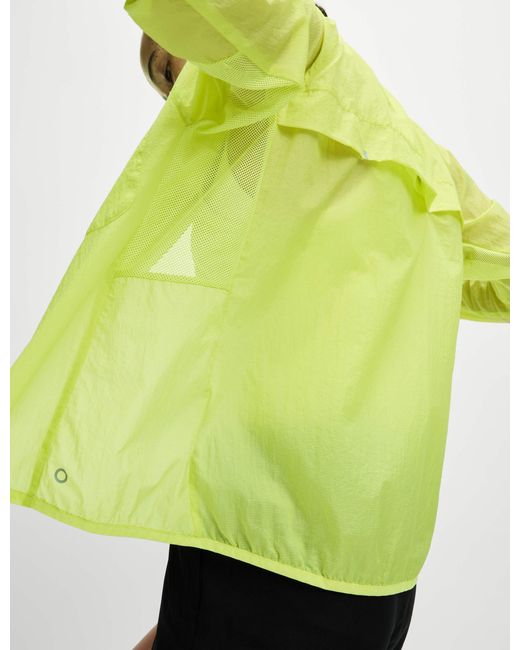 GOODMOVE Green Women's Stormwear Hooded Zip Up Running Jacket