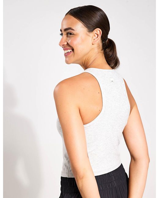 vuori White Women's Pose Plyo Tank