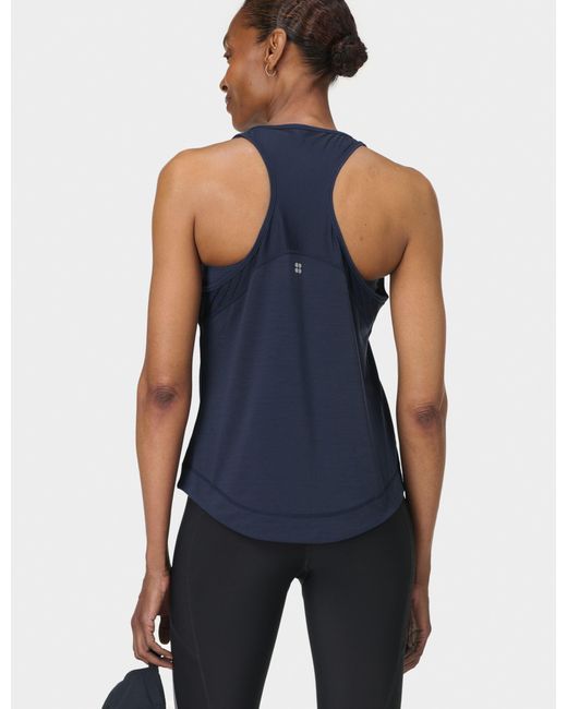 Sweaty Betty Blue Women's Breathe Easy Mesh Run Vest Top