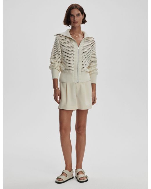 Varley Gray Women's Eloise Zip-through Knit