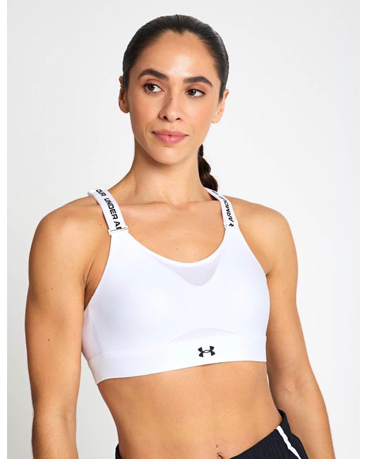 Under Armour White Women's Infinity 2.0 High Support Sports Bra