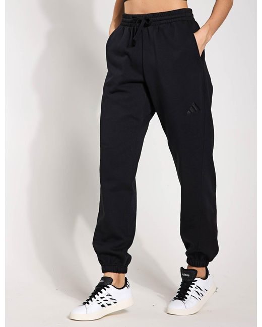 Adidas Black Women's All Szn Fleece Loose joggers