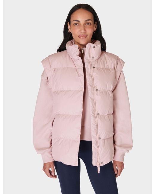 Sweaty Betty Pink Women's Nimbus Puffer Gilet