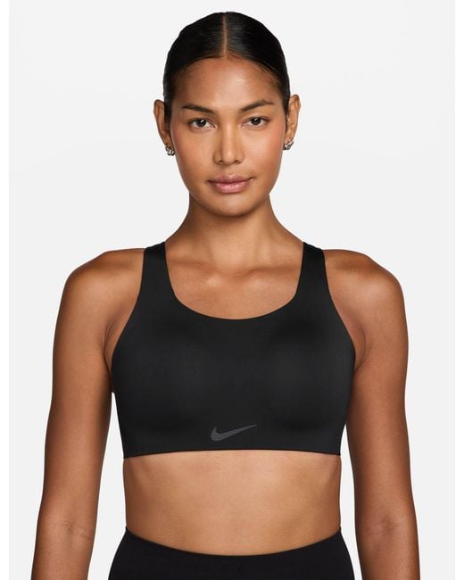 Nike Black Women's Rival High Support Sports Bra