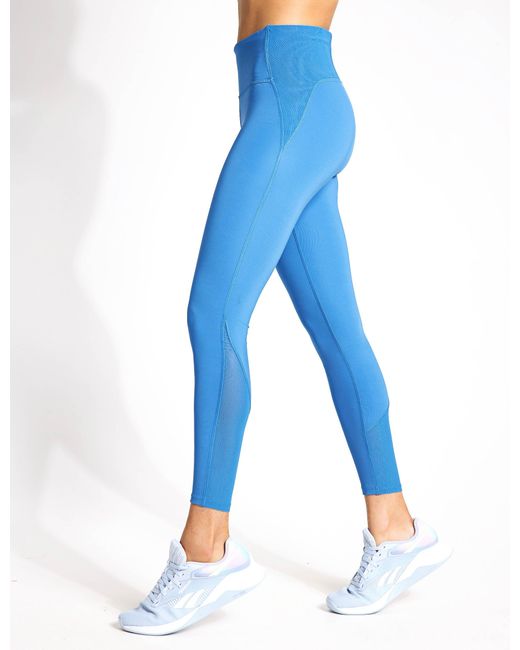 Reebok Blue Lux Perform High Waisted leggings
