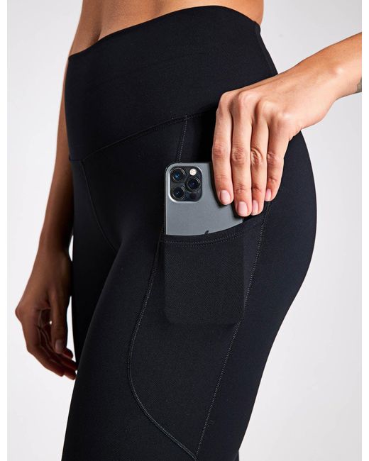 Nike Blue Women's One High Waisted 7/8 leggings With Pockets