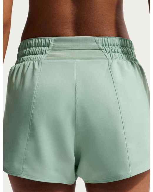 Nike Green Women's One Dri-fit 3" Brief-lined Shorts