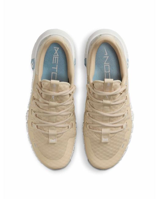 Nike White Free Metcon 5 Shoes