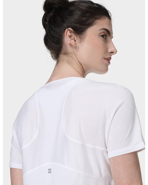 Sweaty Betty White Women's Breathe Easy Mesh T-shirt