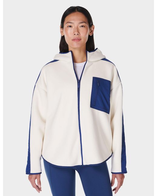 Sweaty Betty White Women's Roam Borg Zip Up