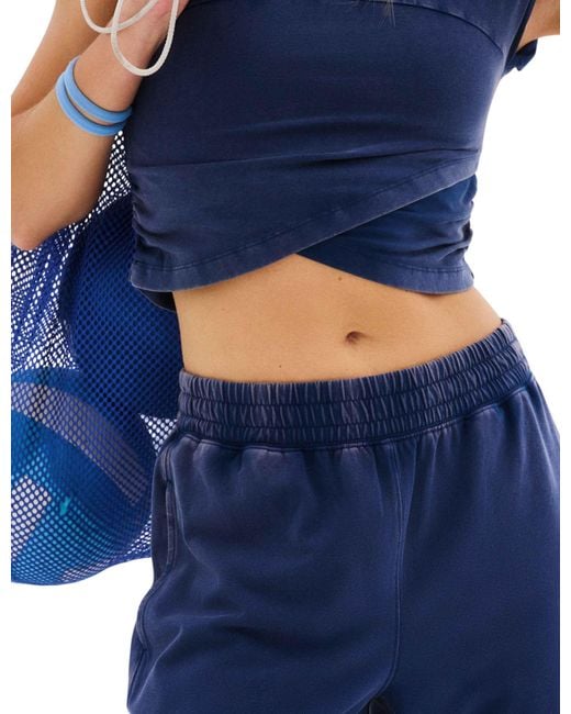 Fp Movement Blue Women's Hot Shot Crossover Set