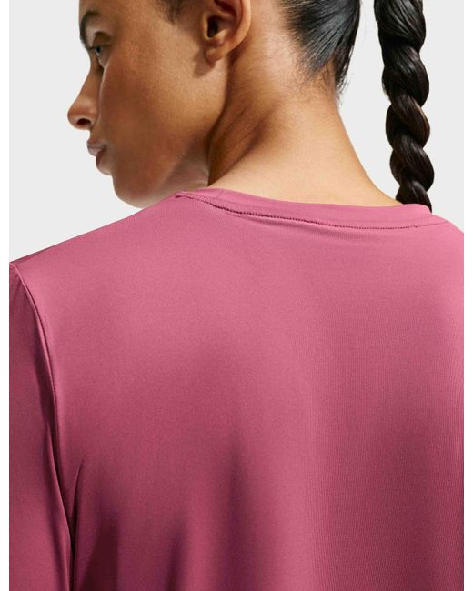 Nike Purple Women's One Classic Dri-fit Long-sleeve Top