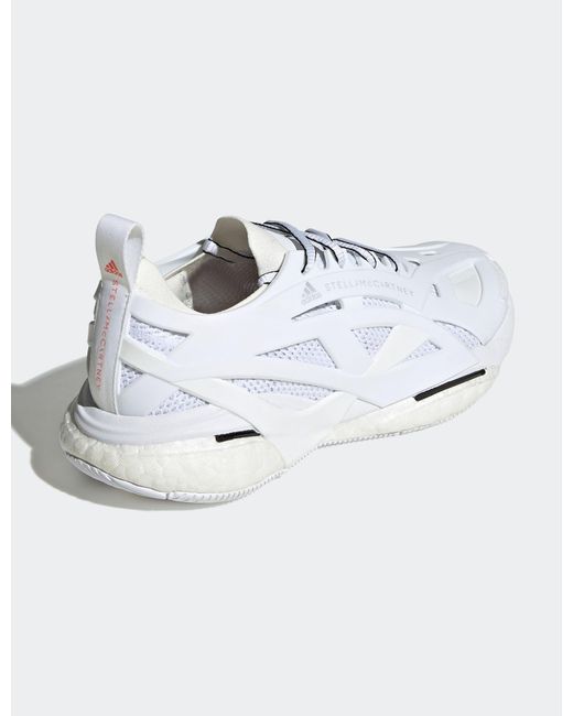 Adidas By Stella McCartney White Solarglide Running Shoes