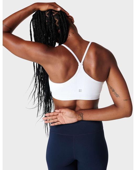 Sweaty Betty Blue Women's Spirit Restored Yoga Sports Bra
