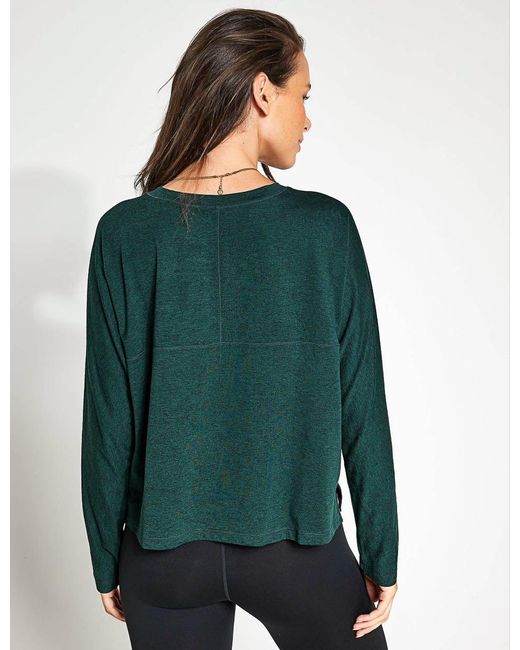 GIRLFRIEND COLLECTIVE Green Reset Long Sleeve Tee