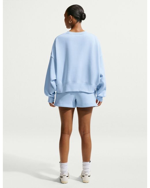Nike Blue Women's Sportswear Phoenix Fleece 4" Shorts