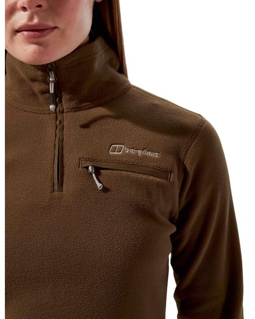 Berghaus Brown Women's Prism 2.0 Micro Half Zip Fleece