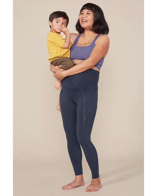 GIRLFRIEND COLLECTIVE Blue The Maternity legging