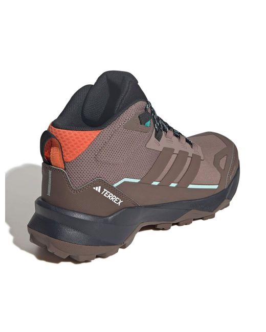 Adidas Brown Women's Terrex Skychaser Ax5 Mid Gore-tex Hiking Shoes