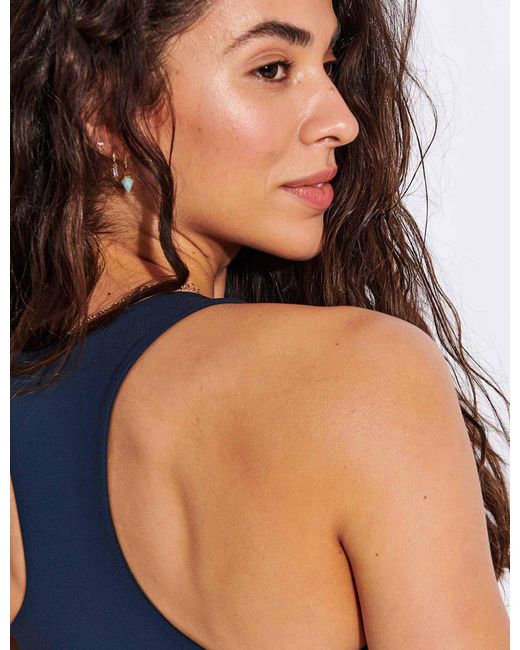 GIRLFRIEND COLLECTIVE Blue Women's Paloma Sports Bra Classic