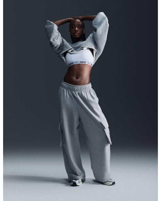 Nike Blue Women's Indy Light Support Sports Bra