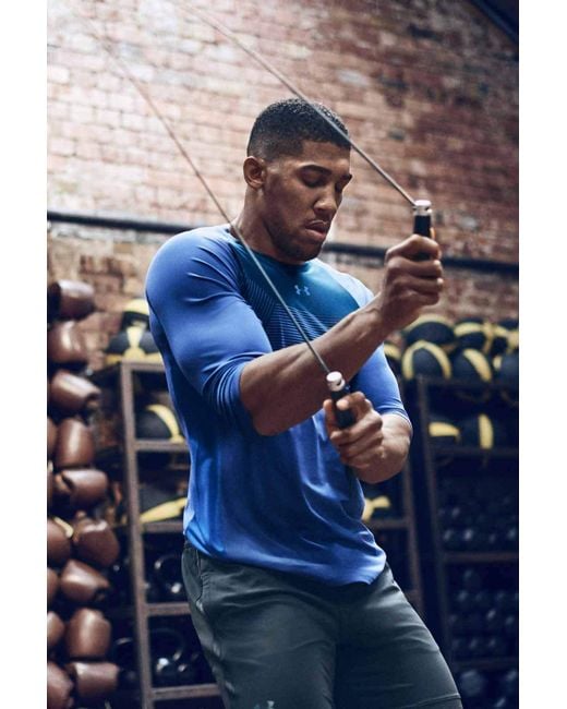 Under Armour Threadborne Vanish 3//4 Sleeve Mens Running Top Black