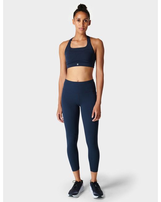 Sweaty Betty Blue Power 7/8 Gym leggings