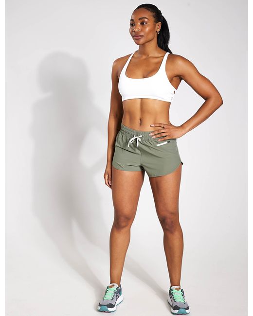 vuori White Women's Yosemite Light Support Sports Bra