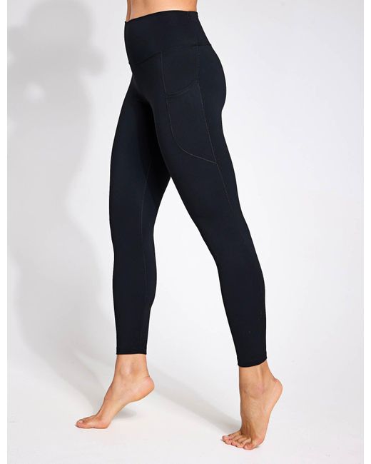 Nike Blue Women's One High Waisted 7/8 leggings With Pockets
