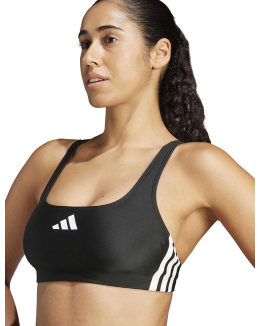 Adidas Multicolor 3-Stripes V-Back Bikini