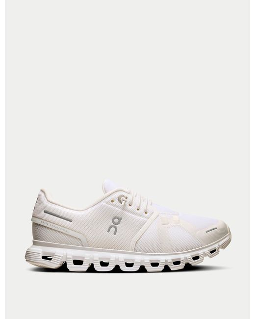 On Shoes White Women's Cloud 6 Trainers