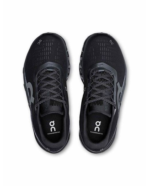 On Shoes Blue Women's Cloudmonster 2 Road Running Shoes Road Running Shoes