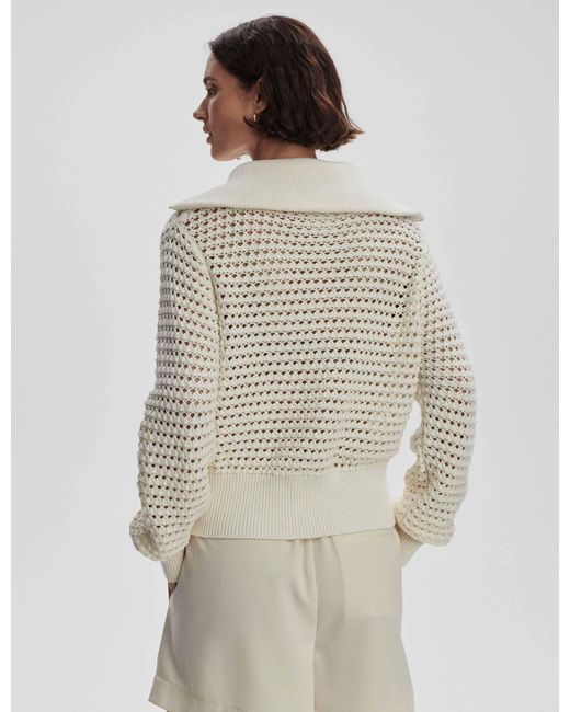 Varley Gray Women's Eloise Zip-through Knit