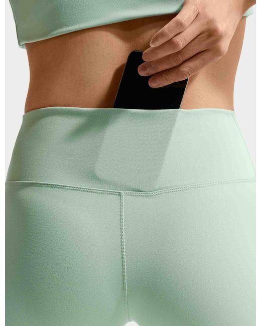 Nike Green Women's One High Waisted 7/8 leggings