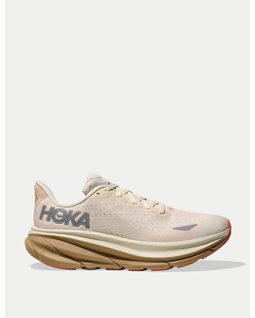 Hoka One One White Women's Clifton 9 Gore-tex Running Shoes