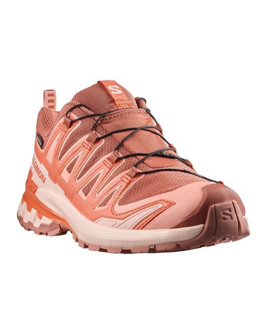 Salomon Pink Women's Xa Pro 3d V9 Gore-tex Trail Shoes