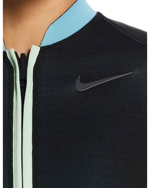 Nike Blue Reversible Long Sleeve Zip Shirt
