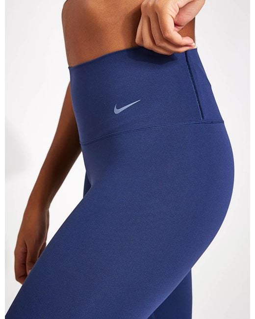 Nike Zenvy High Waisted leggings in Blue