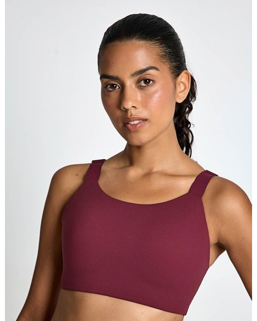 Sweaty Betty Red Women's Runner's High Sports Bra