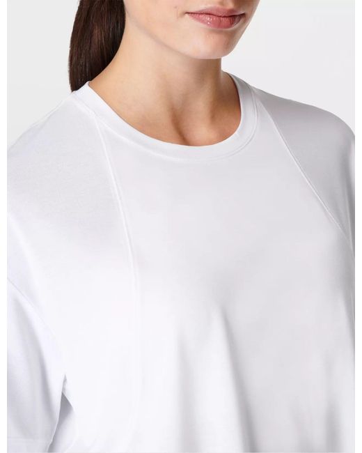 Sweaty Betty White Soft Flow Studio T-shirt