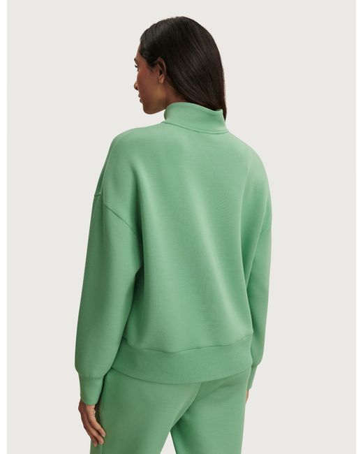 Varley Green Women's Mavis Mock Neck Sweat