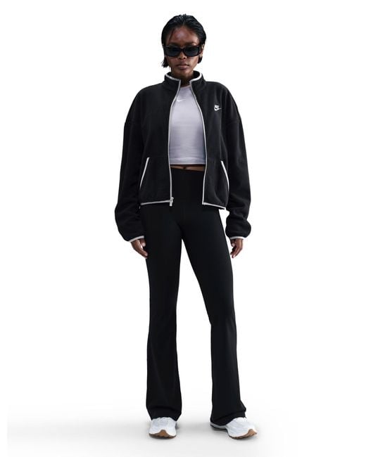 nike black womens tracksuit