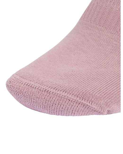 Adidas Pink Women's Cushioned Sportswear Ankle Socks 3 Pair Pack