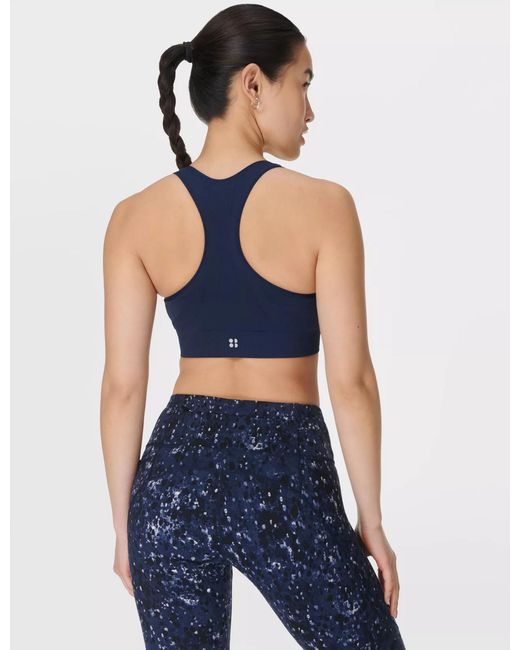 Sweaty Betty Blue Women's Stamina Seamless Sports Bra