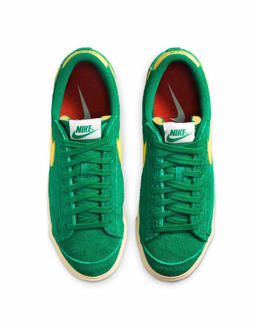 Nike Green Women's Blazer Low '77 Vintage Shoes
