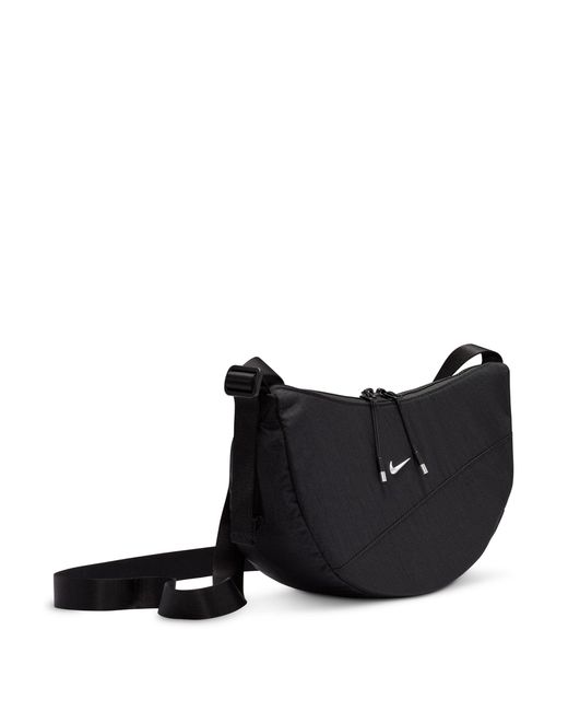 Nike Black Women's Aura Crescent Cross-body Bag