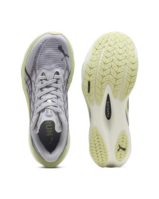 PUMA Gray Women's Deviate Nitro 4 Running Shoes