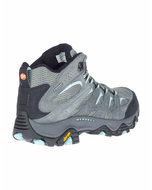 Merrell Blue Women's Moab 3 Mid Gore-tex Hiking Shoes