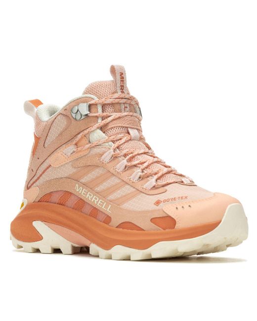 Merrell Pink Moab Speed 2 Mid Gore-tex