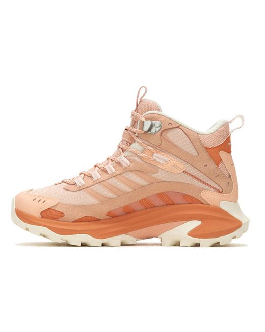 Merrell Pink Moab Speed 2 Mid Gore-tex